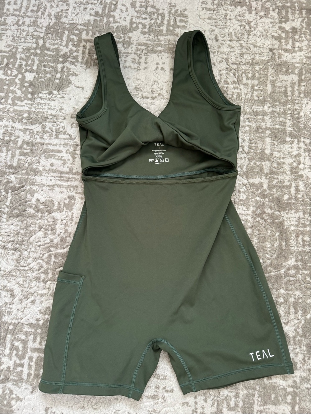 Active by Teal Jani Jumpsuit in Olive Medium